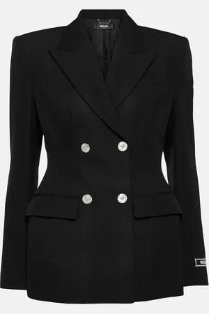 VERSACE Blazer doppiopetto in lana