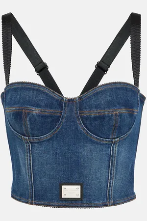 Dolce & Gabbana Bustier di jeans