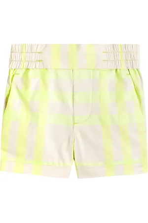 Burberry Baby - Shorts in misto cotone Burberry Check