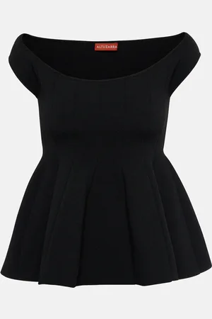 Altuzarra Top Simone con scollo bardot