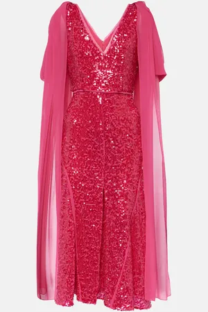 Erdem Abito midi con paillettes