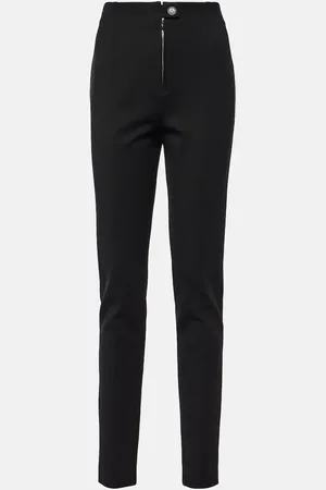 Alaïa Alaïa Leggings a vita alta in gabardine