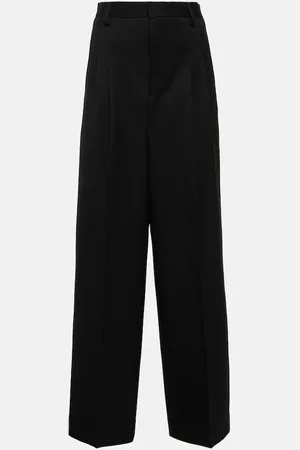 Ami Pantaloni a gamba larga in lana