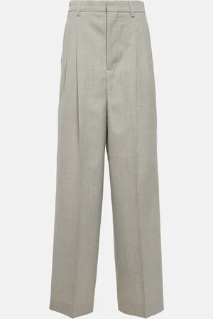 Ami Pantaloni a gamba larga in lana