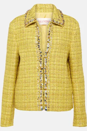 VALENTINO Giacca in tweed con paillettes