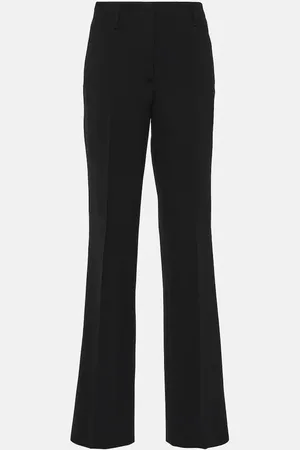 DRIES VAN NOTEN Pantaloni regular in misto lana