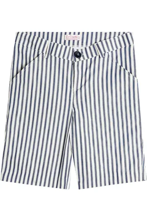 La Coqueta Shorts Romo in cotone a righe