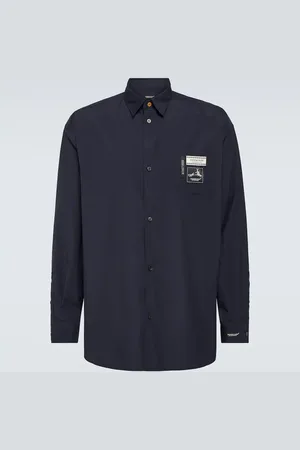 UNDERCOVER Camicia in misto cotone con logo