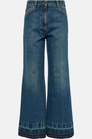 VALENTINO Jeans flared a vita alta