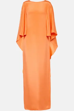 Max Mara Abito lungo Baleari in seta crêpe de chine