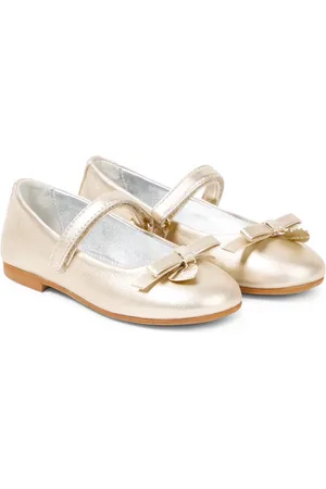 MONNALISA Ballerine Mary Jane in pelle con fiocco