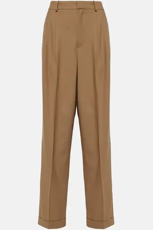 Ralph Lauren Pantaloni a gamba larga in misto lana