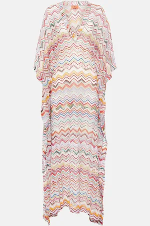 Missoni Caftano in lamé a zig-zag