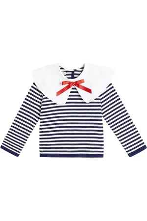 La Coqueta Pullover Morissa in cotone a righe