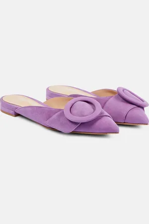 Gianvito Rossi Slippers in suede