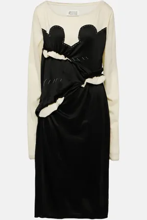 Maison Margiela Abito midi Spliced in jersey