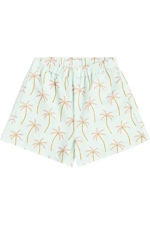 The New Society Bermuda Palm Springs in cotone e lino