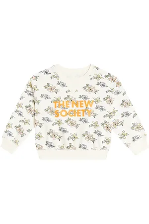 The New Society Felpa Rancho in misto cotone con logo