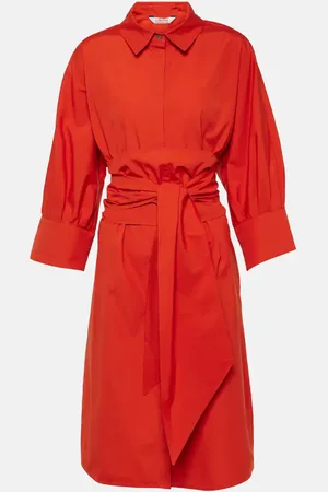 Max Mara Abito chemisier in popeline di cotone