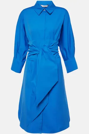 Max Mara Abito chemisier in popeline di cotone