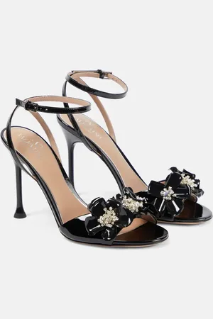 VALENTINO GARAVANI Sandali Archive Wild Flower in vernice
