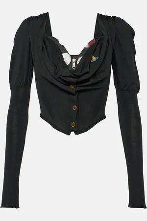 Vivienne Westwood Top in lana e seta