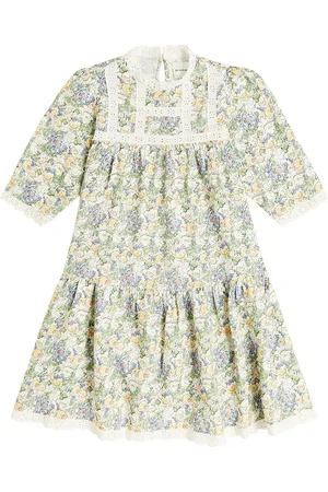 The New Society Abito Beverly in lino e pizzo