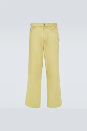 BODE Pantaloni a gamba larga Brook in cotone