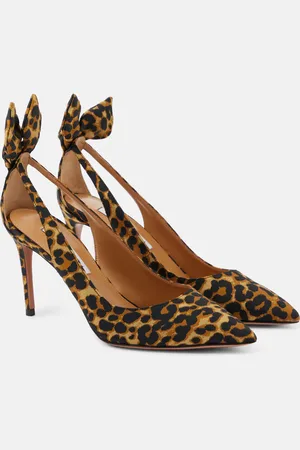 Aquazzura Pumps Bow Tie 85 con stampa