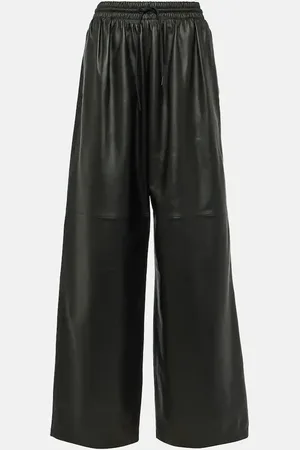 WARDROBE.NYC Pantaloni a gamba larga in pelle