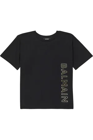 Balmain T-shirt in jersey di cotone con stampa