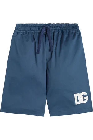 Dolce & Gabbana Shorts DG in jersey di misto cotone