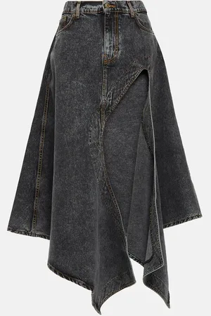 Y / PROJECT Gonna midi Evergreen in denim