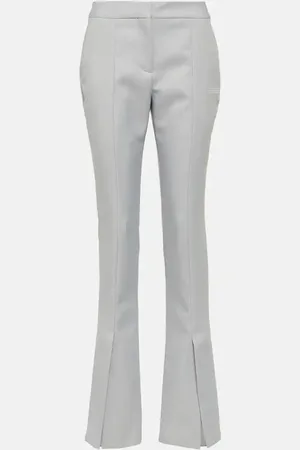 OFF-WHITE Pantaloni flared in tessuto tecnico