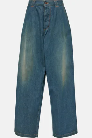 Maison Margiela Jeans a gamba larga Americana