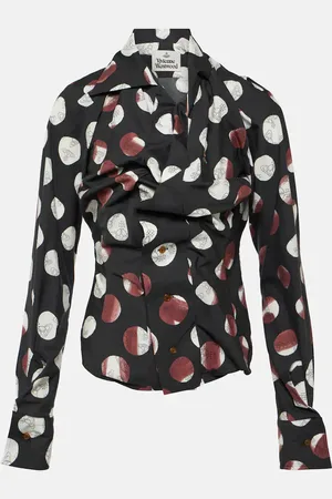 Vivienne Westwood Camicia Drunken in popeline di cotone