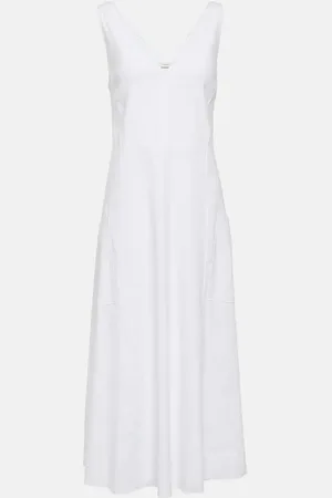 Vince Abito midi in misto lino