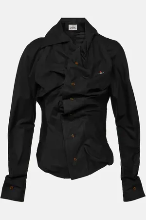 Vivienne Westwood Camicia Drunken in popeline di cotone
