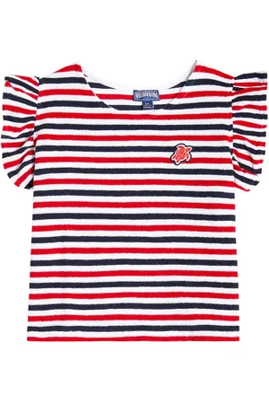 Vilebrequin T-shirt Genny in cotone con volant