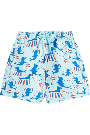 Vilebrequin Costume da bagno Jim con stampa