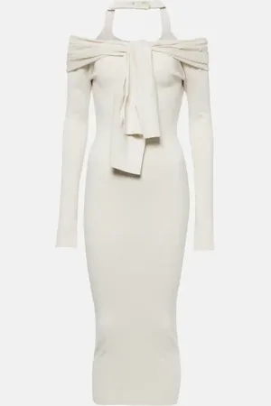 Jacquemus Abito midi Doble in misto lana