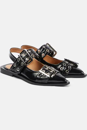 Ganni Ballerine slingback in similpelle
