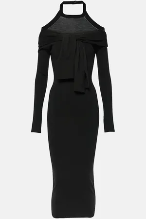 Jacquemus Abito midi Doble in misto lana