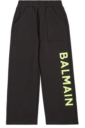 Balmain Pantaloni sportivi in jersey di cotone