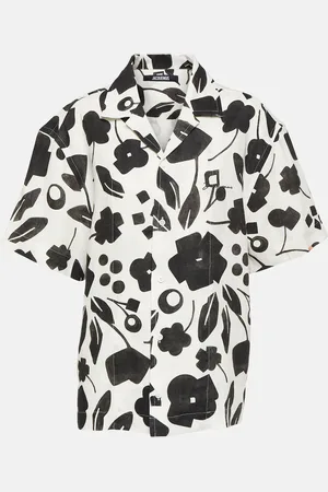 Jacquemus Camicia Jean in lino con stampa