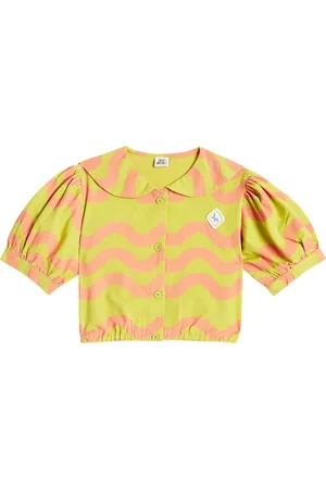 Jelly Mallow Blusa Wave in cotone con stampa