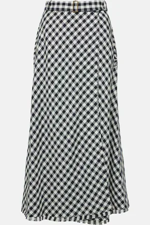 Etro Gonna midi in jacquard a quadri