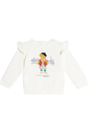 Ralph Lauren Baby - Felpa Polo Bear in misto cotone