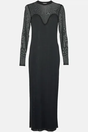 Nina Ricci Abito lungo con mesh