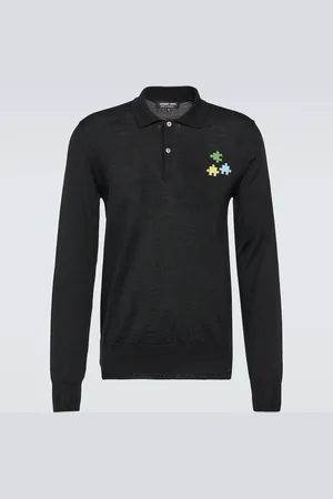 Comme des Garçons Comme des Garçons Homme Deux Polo in jersey di lana